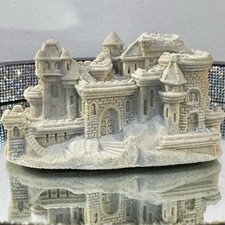 Vintage 1991 Mr. Sandman  Real Beach Sand Castle Mini Sculpture Made In Canada