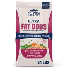 Natural Balance Original Ultra Fat Dogs Chicken Meal, Salmon Meal Barley,24 lb