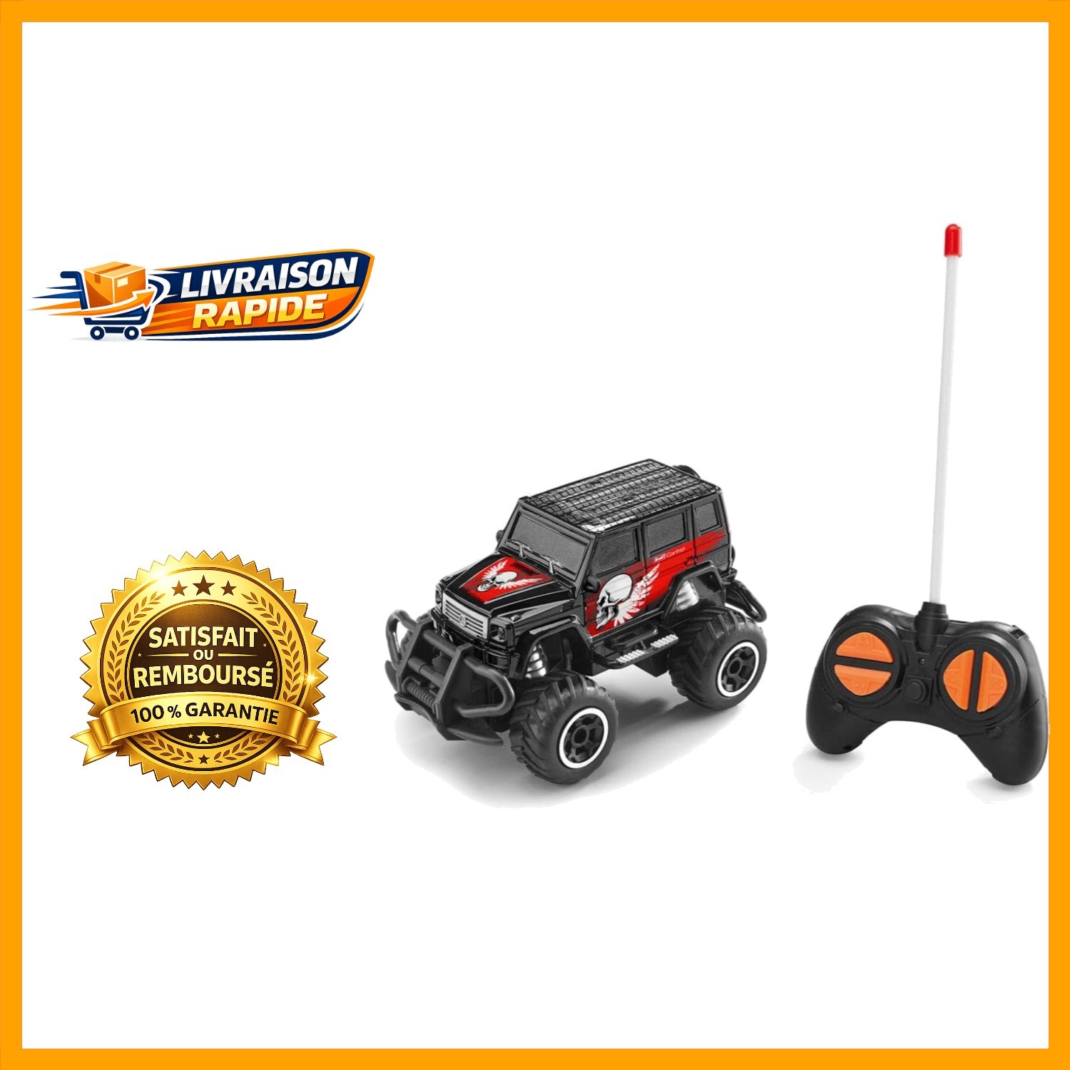 Mini SUV RC à direction précise Revell et pneus sculptés haute adhérence dès 6 ans