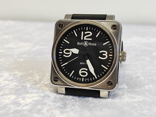 Orologio BELL & ROSS 46MM acciaio inox ref. BR01-92-S-04502, RICEVUTA: $4.019 - Foto 12 di 18
