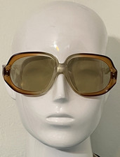 Vintage Ted Lapidus Sunglasses Paris Oversized 1970s Fames Made in France Iconic