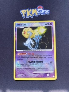 Pokémon TCG Uxie Legends Awakened 43/146 Crosshatch Holo Rare LP.
