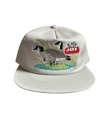 Vintage Joy Dog Food Snapback Trucker Hat Cap Embroidered Gray K Products