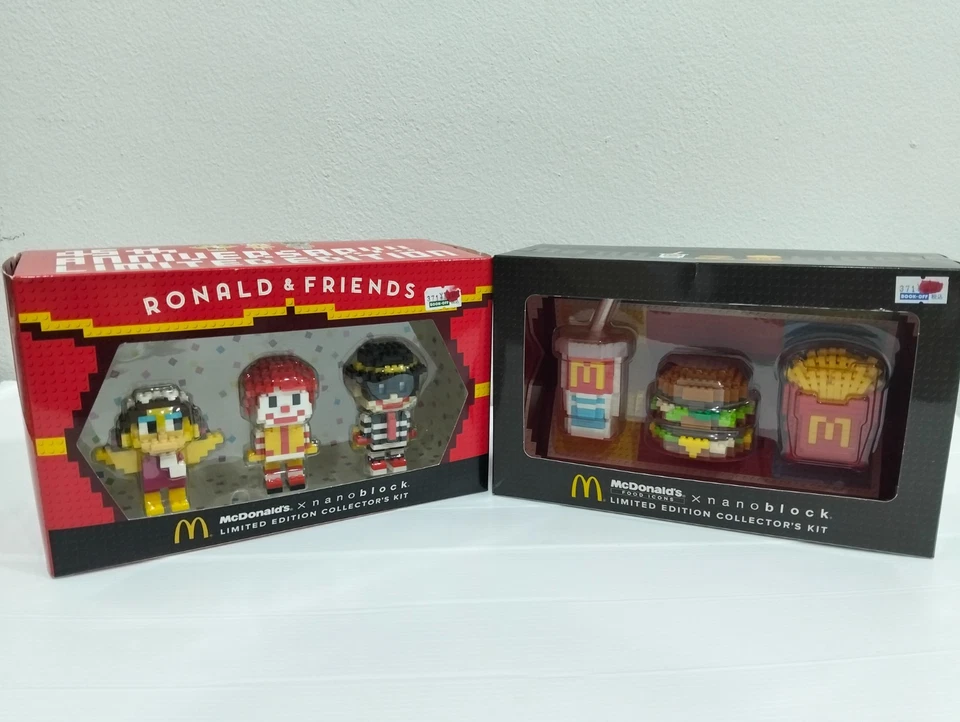 Nanoblock x McDonald's 2 types of blocks set 45th ANNIVERSARY limited quantity - Image 3 of 4