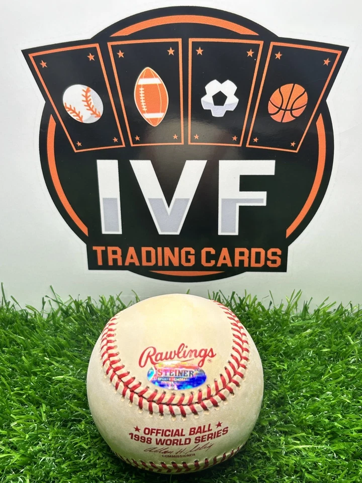 Derek Jeter Signed 1998 World Series Baseball Steiner COA 🔥📈 - Image 2 of 3