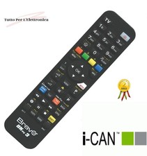 TELECOMANDO UNIVERSALE PER DECODER SATELLITARE  DVB-T2 I-CAN  ICAN