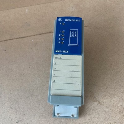 1x Hirschmann MM2-4TX1 MICE Media Module