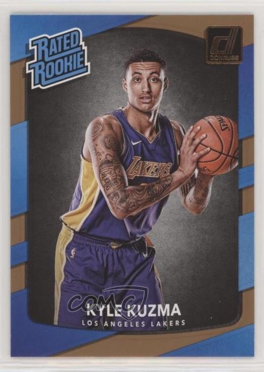 2017-18 Panini Donruss Rated Rookies Kyle Kuzma #174 b2g