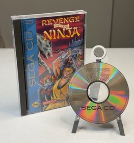 Revenge of the Ninja (Sega CD, 1994) CIB, Reg. Card, Tested