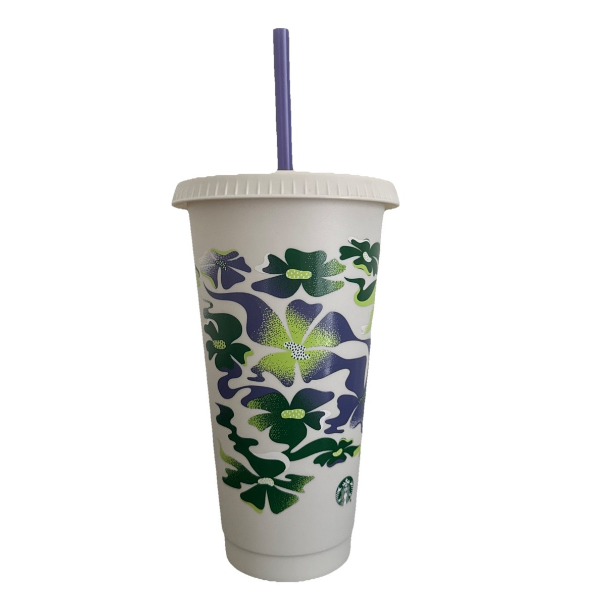 Starbucks 2025 Reusable Earth Month Cold Cup With Straw And Lid