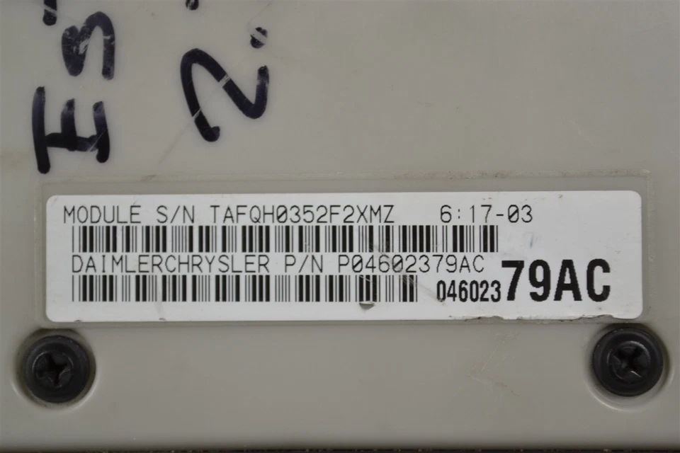 04602379AC DODGE STRATUS 2003-06 MÓDULO DE CONTROL DE CARROCERÍA CAJA DE FUSIBLES BCU BCM 2A3 733 B9 Foto 3 de 4
