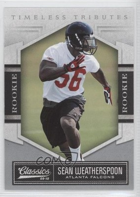 2010 Classics Timeless Tributes Silver /100 Sean Weatherspoon #189 Rookie RC 0a1