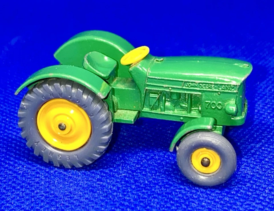 Tractor y remolque John Deere Matchbox de colección No. Lesney verde años 60 50-51 Foto 4 de 4
