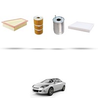Hoffcar Set Service - 4 Filter Kompatibel Mit Renault MéGane Cc 1.6 DCI 96Kw
