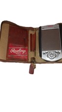 HP Compaq Ipaq Pocket PC H3600 with Rawlings Baseball Wallet and Holder-Untested