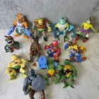 Vintage TMNT Playmates Figure Lot With Some Accessories.  Sold As Shown -