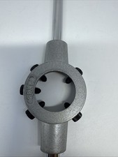 Round Die Stock Handle Wrench 38mm Dia M12-M14 Metric Die Holder Alloy Steel