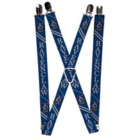 `Suspenders - 1.0`` - Ravenclaw Crest/Stripe2 Blue/Gray` (Us Import) Acc Neu