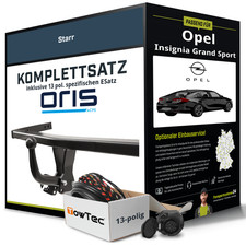 Für OPEL Insignia Grand Sport Typ Z18 Anhängerkupplung starr +eSatz 13pol 17-