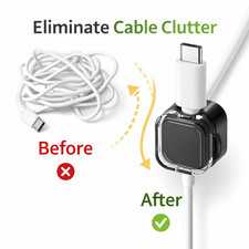 Magnetic Cable Clips Organizer 9 Pack Strong Hold Cord Management Home Office