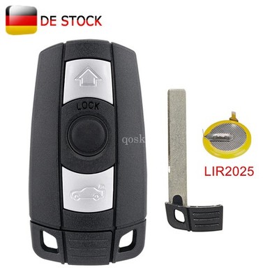 Schlüssel Gehäuse + Akku Fernbedienung für BMW 3er E90 E91 E92 E93 5er E60 E61
