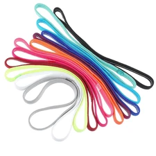 12 Pcs Elastic Sport Headbands Non Slip Sweatbands for Men Women Running Yoga Gy