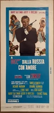 AGENTE 007 DALLA RUSSIA CON AMORE-Locandina playbill originale-Sean Connery-1964