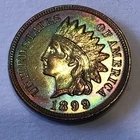 1899 Indian Head Cent Solid Gem BU Stunning Uncirculated Gem ((Pristine))