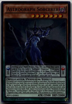 Astrograph Sorcerer Ultra Rare Pendulum Evolution PEVO-EN001 LP