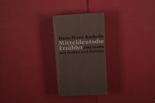 398962 Hans Peter Anderle MITTELDEUTSCHE ERZÄHLER Verlag Wissenschaft und