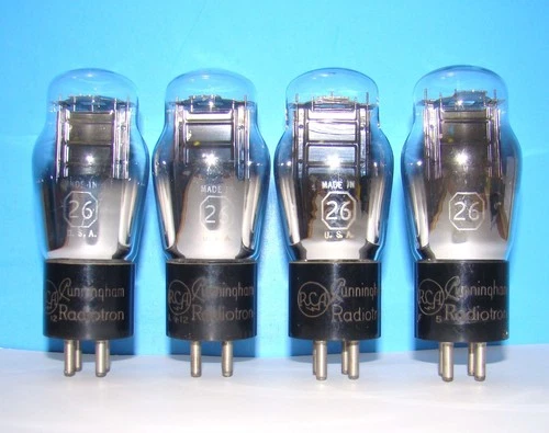 Type No 26 RCA radio audio vintage amplifier vacuum 4 tubes valves ST 226 326 26