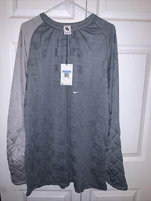 Nike x A Cold Wall Long Sleeve MENS Size MEDIUM Cool Grey Gunsmoke AQ0433-065