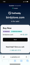 Premium Domain Name for Sale - BirdyLove.com - DISCOUNTED