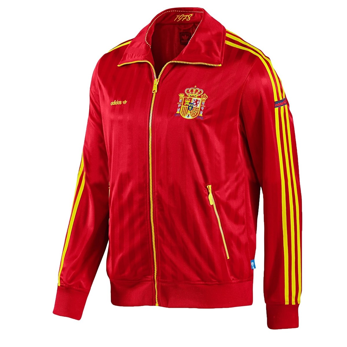 Vintage adidas ジャージ FIFA公認スペイン代表 ワールドカップ Adidas VINTAGE SPAIN World Cup Track shirt sweat-jersey