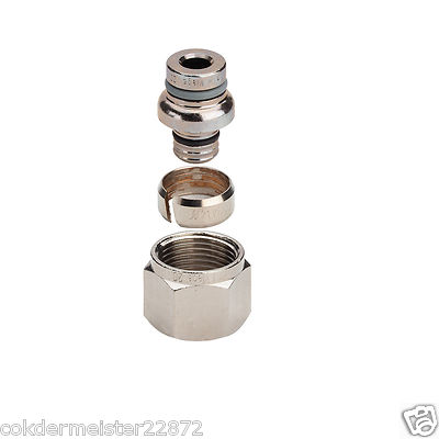 Klemmringverschraubung Sanfix P 16/20mm f.Sanfix Fosta an Eurokonus,RG vernick.