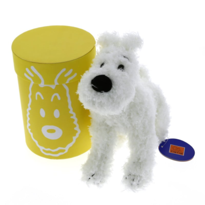HERGE TINTIN MILOU SNOWY Plush Doll Fluffy Toy 20cm Authentic
