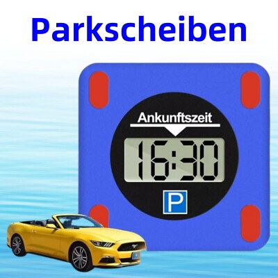 Electronic Parking Disc Approved for Car Automatic Digital Parking Meter DE