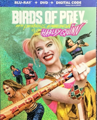 BIRDS OF PREY / HARLEY QUINN ~ Margot Robbie ~ BluRay ~ SEALED!!!* w/slipcase