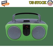 Portable CD Radio Boombox AM FM Aux Input Stereo Speakers Battery AC Power New