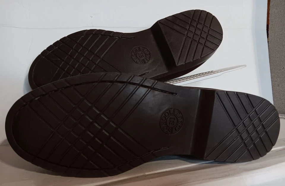 Zapatos Oxford Buc Sucios Tostados para Hombres o Adolescentes Edición Escolar Semestre Talla 8.5M Foto 4 de 4