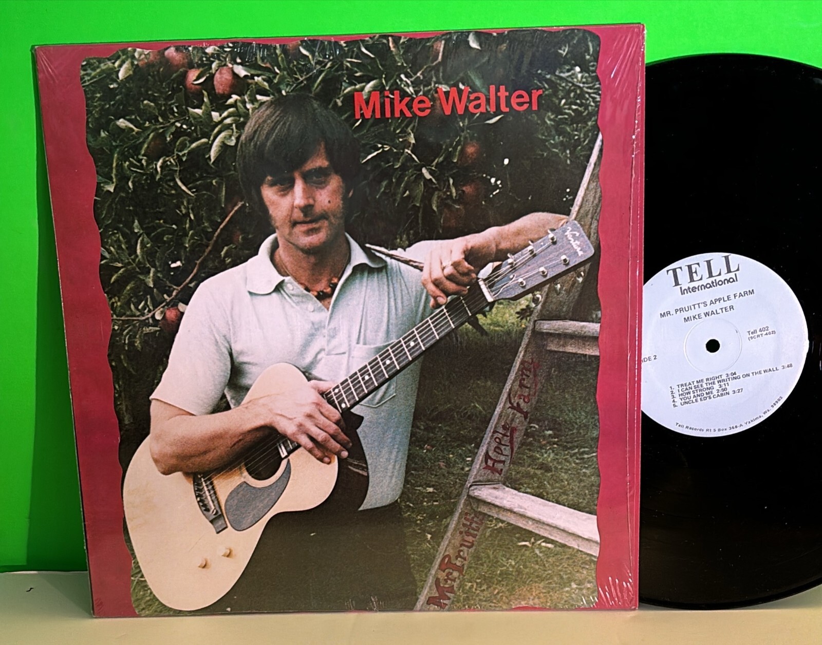 MIKE WALTER : Mr. Pruitt's Apple Farm (Tell 402) Private PNW Folk Rock Psych LP