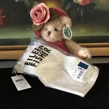 NWT EILEEN FISHER ITALIAN CASHMERE GLOVELETTES Arm Warmer SOFTWHITE