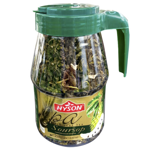 Hyson Ceylon Grüner Tee Opa Big Leaf grossblättiger Tee mit Anoda-Früchten 250 g - Afbeelding 1 van 1