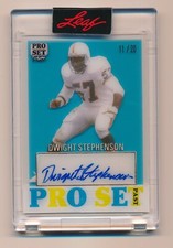 DWIGHT STEPHENSON 2023 LEAF PRO SET PURE PRO SET PAST '60 AUTO 11/20