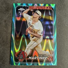2024 Topps Chrome - Aqua Lava Refractor Justin Martinez RC #/199 - Diamondbacks
