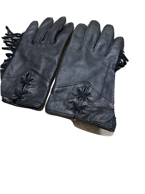 Black Leather Gloves (new) WILSONS The Leather Experts