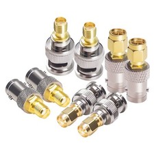 Sma To Bnc Connectors Kit 8pcs Male Female Coax Coaxial Adapter Converter