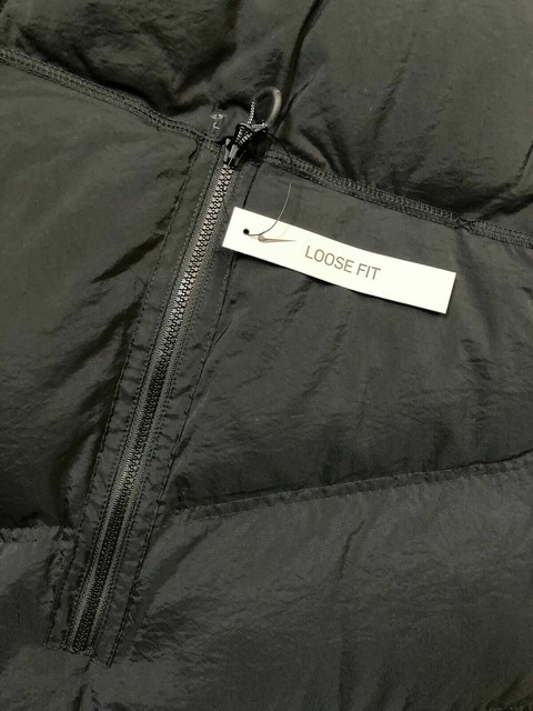 $200 NWT NIKE SzM BONDED PARKA JACKET ARMY GREEN/BLACK | eBay