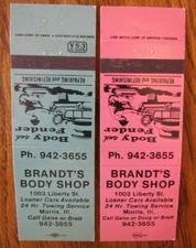 BRANDT'S AUTO BODY SHOP (MORRIS, ILLINOIS) (AUTOMOTIVE) (2 DIFFERENT) -H2