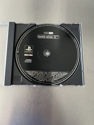PS1 Lara Croft Tomb Raider 2 Demo Disc Selten Spiel Pal UK (GRATIS P&P)